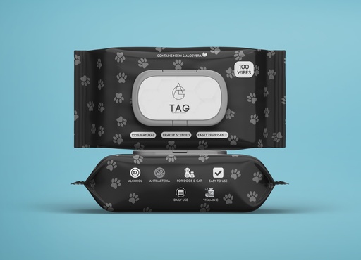 [SS25GHE004] TAG - Pet Cleaning Wipes (Pack Of 3)